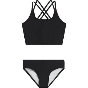 Kanu Surf Girls 14 Waverly Beach Criss Cross Tankini Two Piece Swimsuit K29-23